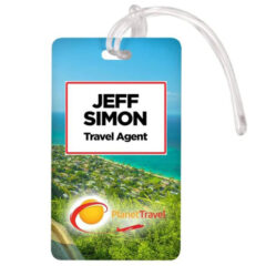 Deluxe Full Color Luggage Tag - design1