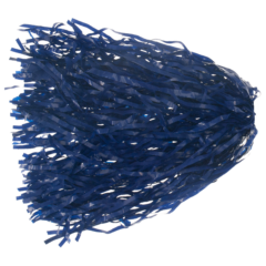 Solid Handle Pom with 500 Streamers - royalblue