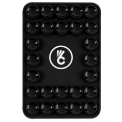 Magnetic Silicone Suction-Cup Phone Mount - 25273_BLK_Padprint