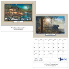 Woodland Retreat Stapled Wall Calendar - 55014_group