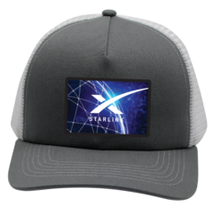 Hype Mesh Trucker Cap with Full Color Imprint - 84-44452-gray