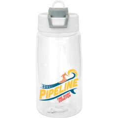 Two-Tone Pop-Up Recycled Bottle – 18 oz - CPP_6999_Gray_592430