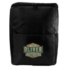 Sporty Recycled Cooler Backpack - CPP_7385_black_608891