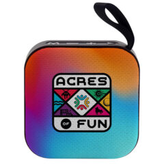 Square Bluetooth Speaker with Full Color Imprint
