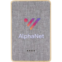 Dual Port Bamboo/rPET Powerbank 5,000mAh - lg_sub09_10526