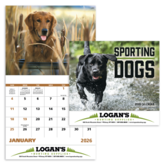 Sporting Dogs Calendar - Stapled