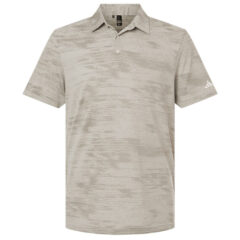 Adidas Ultimate365 Textured Stripe Polo - Adidas_A2005_Alumina-_Silver_Pebble_Front_High