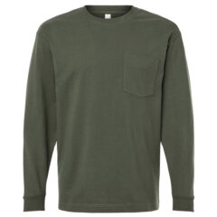 American Apparel Super Heavyweight Long Sleeve Pocket Tee - American_Apparel_9410_Lieutenant_Front_High