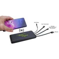 Charge Wave Wireless Power Bank 10,000 mAh - InUse