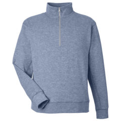 J. America Electric Fleece Quarter-Zip Sweatshirt - J_America_8741_Electric_Midnight_Front_High