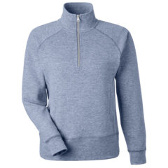 J. America Women’s Electric Fleece Quarter-Zip Sweatshirt - J_America_8743_Electric_Midnight_Front_High