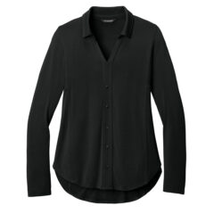 Port Authority® Women’s Luxe Knit Button Tunic - Port Authority