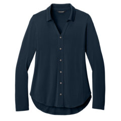 Port Authority® Women’s Luxe Knit Button Tunic - Port Authority