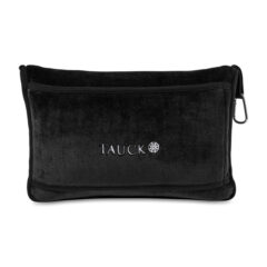 It’s Go Time Travel Pillow and Throw Set - black