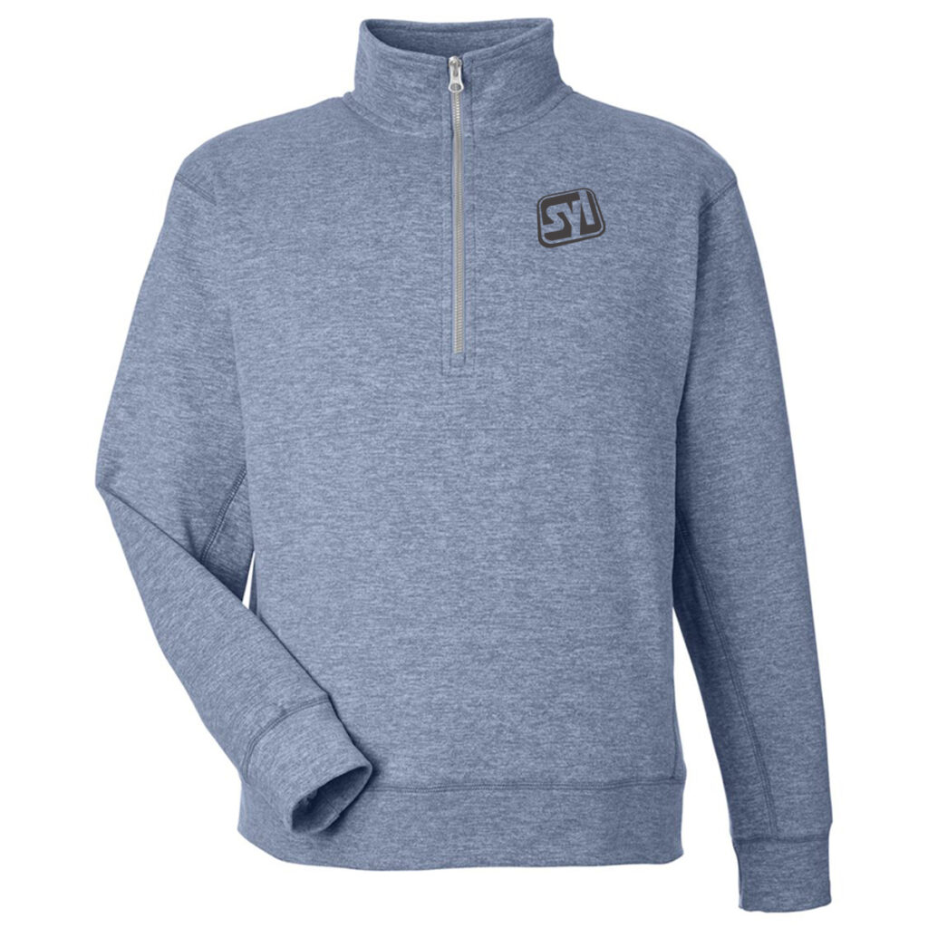 J. America Electric Fleece Quarter-Zip Sweatshirt - main