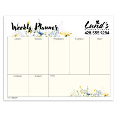 Small Weekly Desk Pad - Floral