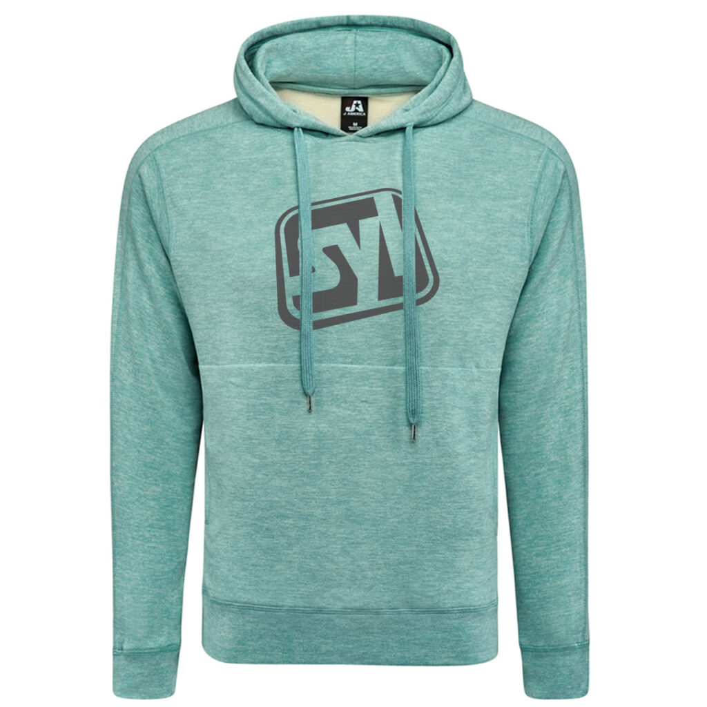 J. America Unisex Electric Fleece Hooded Sweatshirt - main