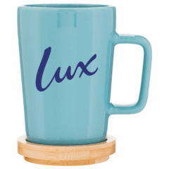 sonder Ceramic Mug with Coaster/Cover - 15 oz