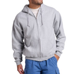 Jerzees Unisex Rugged™ Full-Zip Hooded Sweatshirt - z12mr_av_z