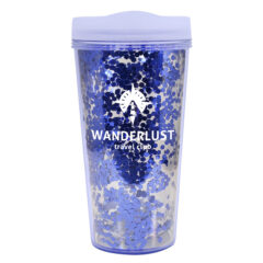 Glamour Glitter Tumbler – 17 oz - 50140_BLU_Silkscreen