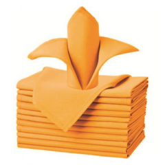 Cloth Napkin - Cloth napkin 8211 orange