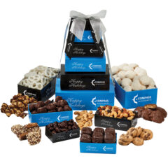 Six-Tier Custom Logo Treat Tower