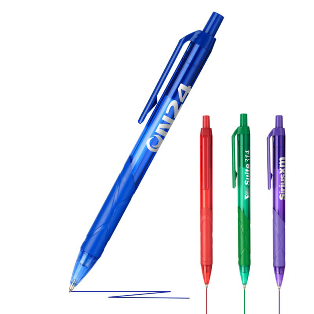 San Angelo Clear Ballpoint Pen - V186P_SAN ANGELO HYBRID GROUP-2-800215800