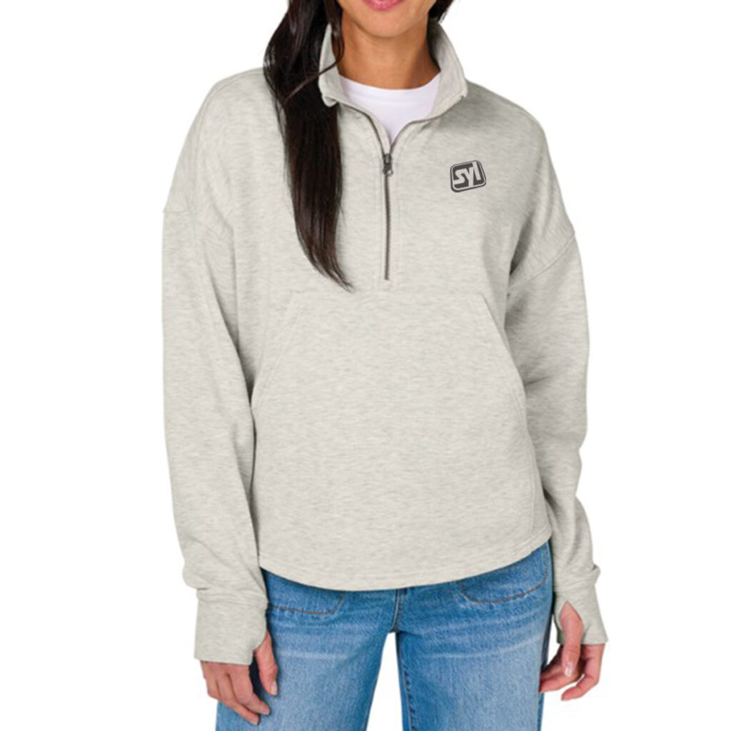 Women’s Willow Half Zip Sweatshirt - model