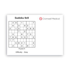 Post-it® Custom Printed Coloring Pad – 25 Sheets - 1323_WHT_4CP