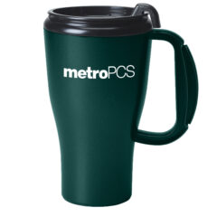 Omega Mug with Slider Lid – 16 oz - 5916_GRN_Silkscreen
