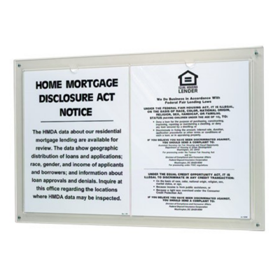Acrylic Wall Sign Frame for 2 85 W x 11 H