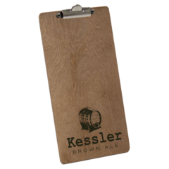 Check/Menu Holder With Clip – 5″ x 10″ - Check-Menu Holder With Clip