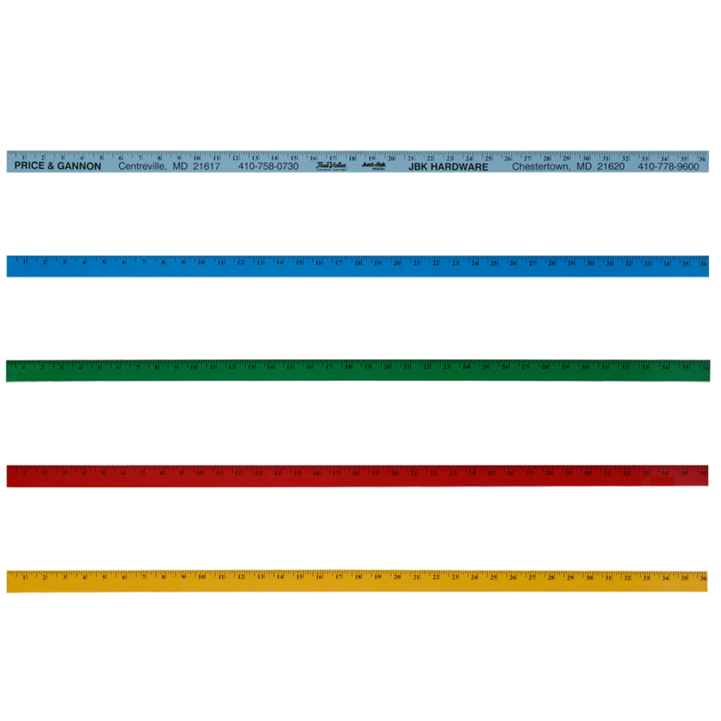 Colorful Enameled Yardstick - Colorful Enameled Yardstick 8211 Group