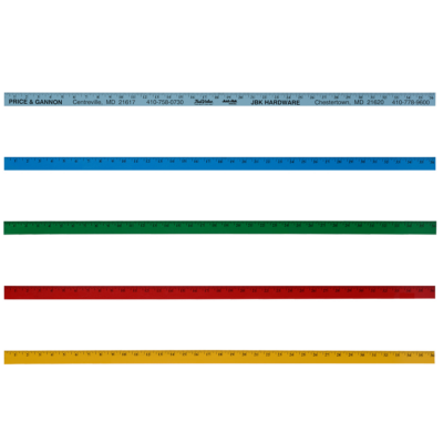 Colorful Enameled Yardstick 8211 Group