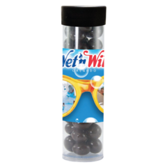 Gourmet Plastic Snack Tube – Large - Gourmet Plastic Snack Tube 8211 Large 8211 Chocolate Espresso Beans