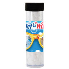 Gourmet Plastic Snack Tube – Large - Gourmet Plastic Snack Tube 8211 Large 8211 Sugar-free Mints