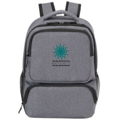 RejuVe® Heather Lite Executive Business Backpack - Gray-694217-dr126-gray-zoom