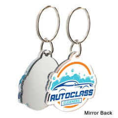 Custom Shape Acrylic Key Tag - KEYTAG-AFM_AutoClassCLeaners_Front038Back