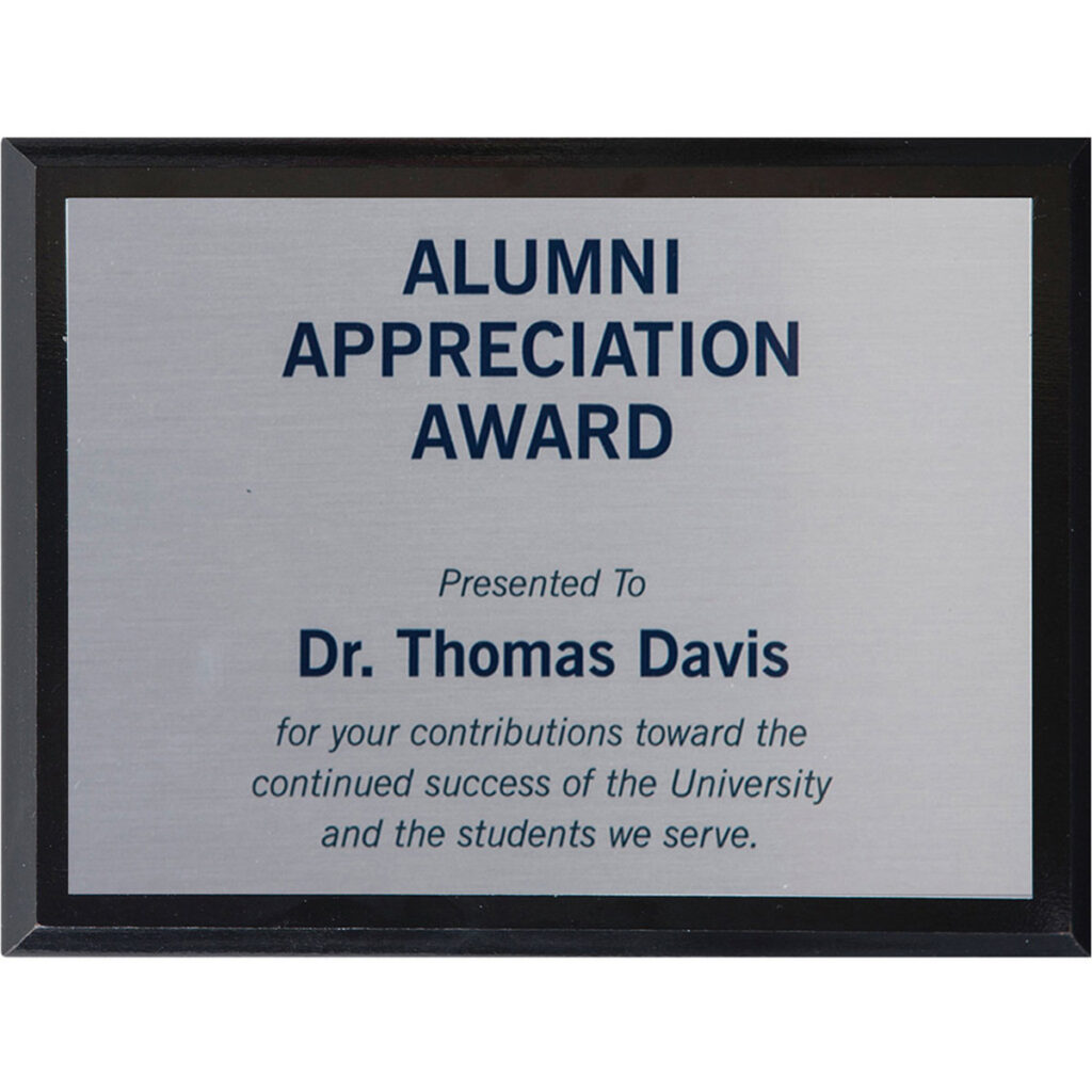 Sublimated Horizontal Plaque – 8″ x 6″ - PLA68H__37149
