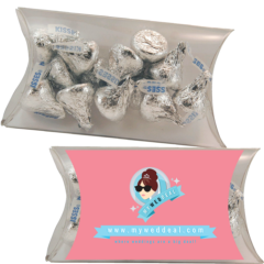 Pillow Pack with Candy Filler – Medium - Pillow Pack with Candy Filler 8211 Medium 8211 Hershey kisses