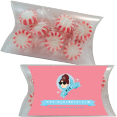 Pillow Pack with Candy Filler – Medium - Pillow Pack with Candy Filler 8211 Medium 8211 Starlight Mints