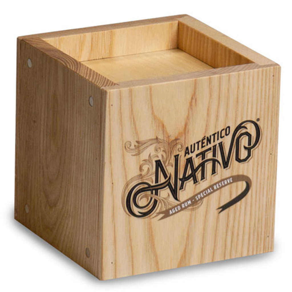 Wood Single Bottle Glorifier – Magnetic Sides - Wood Single Bottle Glorifier 8211 Magnetic Sides