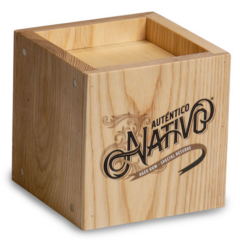 Wood Single Bottle Glorifier – Magnetic Sides - Wood Single Bottle Glorifier 8211 Magnetic Sides