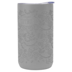 Four-in-One Double Walled Can Cooler – 12 oz - 504040_GRA_Laser