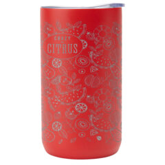 Four-in-One Double Walled Can Cooler – 12 oz - 504040_RED_Laser