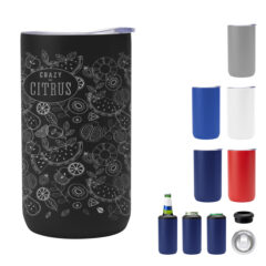 Four-in-One Double Walled Can Cooler – 12 oz - 504040_group