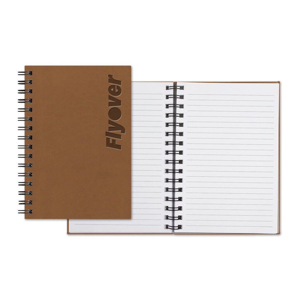 Castelli WireO Tucson Medio White Lined Journal - brown2