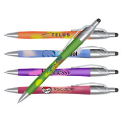 Mood™ Click Pen with Stylus - 16030-blue-to-white_1