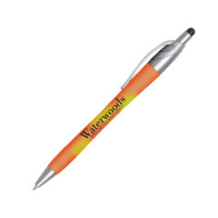 Mood™ Click Pen with Stylus - 16030-orange-yellow