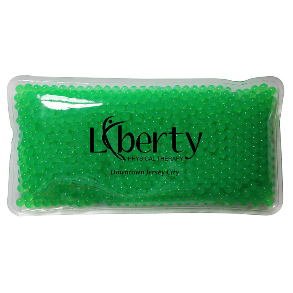 Rectangle Gel Bead Hot/Cold Pack - 43184-green
